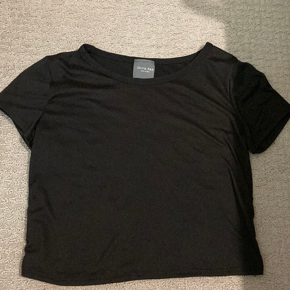Black Crop Top